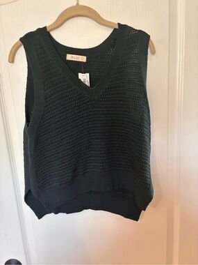 Em &Elle Dark Green Sweater Vest